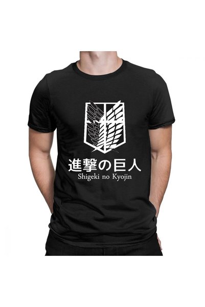 Vordevia Anime Attack on Titan T-shirt muški model764