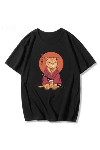 Vordevia Catana Retro mačka Unisex odeća T-shirt ü