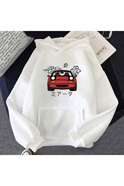 Vordevia Перший D Hoodie JDM японський автомобільний MX5 з принтом Hoodie