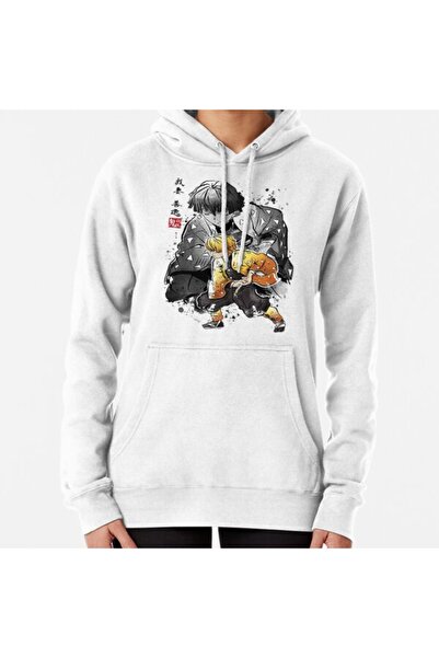 Vordevia Demon Slayer Sumi Art Pulover Hoodie