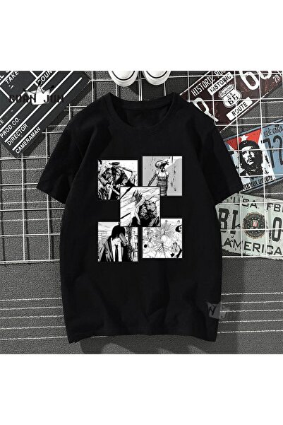 Vordevia Japanski anime Chainsaw Man T-shirt model 40