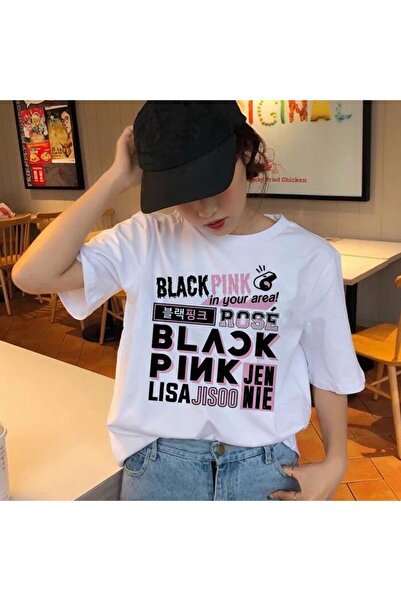 Vordevia Blackpink korejska grafička majica Model33