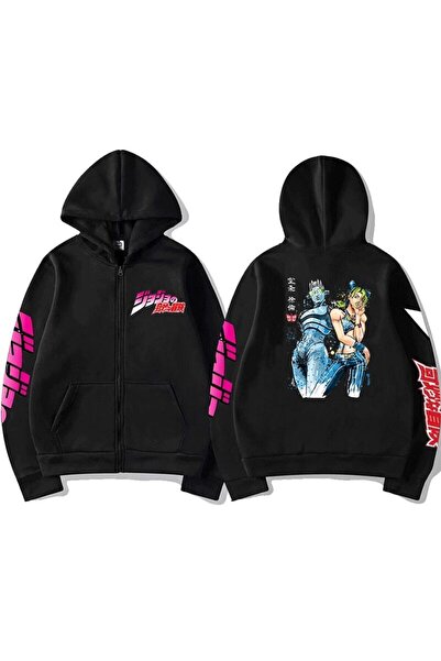 Vordevia JoJo's Bizarre Adventure unisex dukserice sa patentnim zatvaračem tip74
