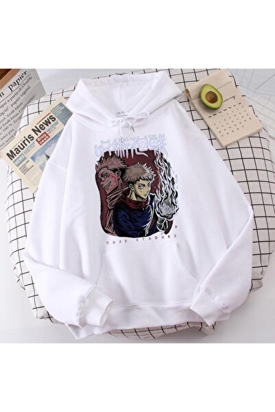 Vordevia Jujutsu Kaisen Sa kapuljačom Hoodie MD25