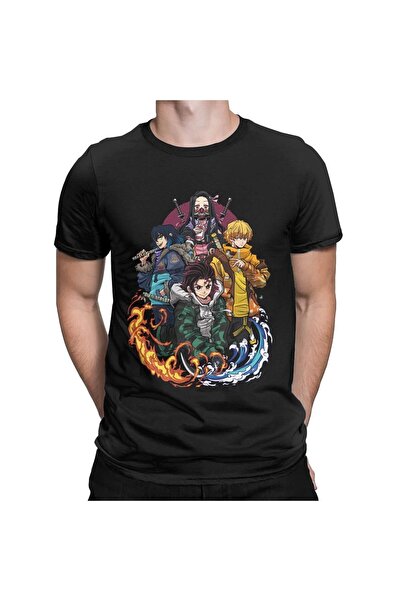 Vordevia Unisex Demon Slayer T-shirt Model4412