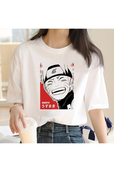 Vordevia Anime Naruto Kakashi Grafika T-shirt Mod803