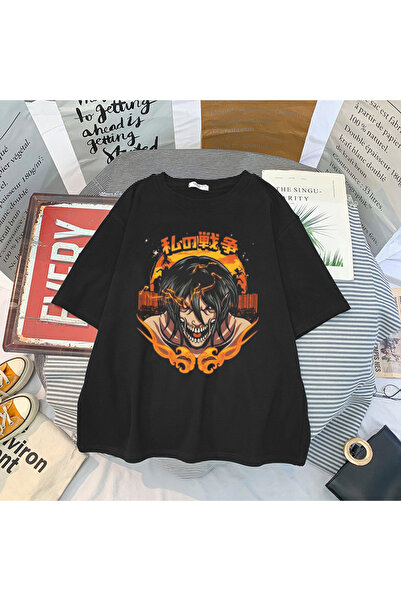 Vordevia Attack on Titan Anime Goth Unisex odeća T-shirt Model49