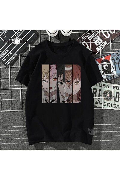 Vordevia Japanski anime Chainsaw Man T-shirt model 43