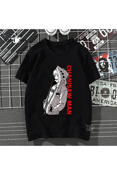 Vordevia Japanski anime Chainsaw Man T-shirt model 33