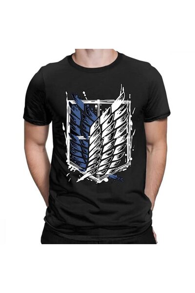 Vordevia Anime Attack on Titan T-shirt muški model745