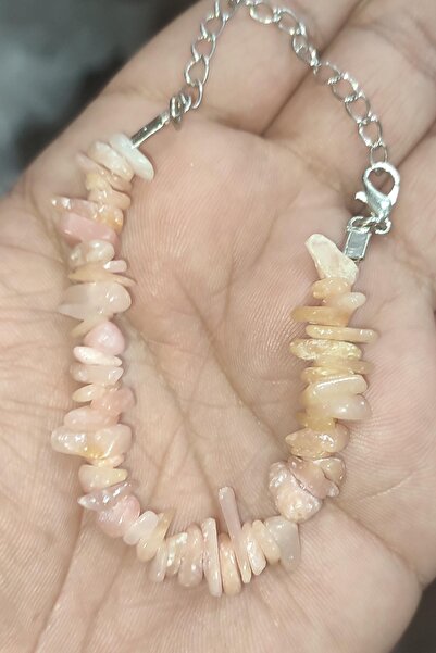 TAŞÇIZADE سوار من الحجر الطبيعي قابل للتعديل من حجر العقيق الوردي