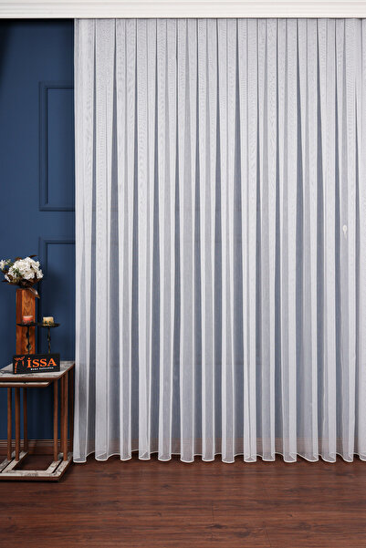 ISSA PERDE Issa Tül Perde Titi Düz (sık Pile)(1 X 3) En X Boy