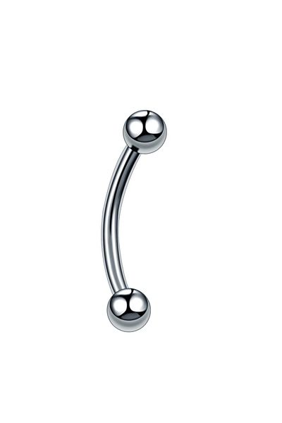 AyçaSilver Steel eyebrow piercing