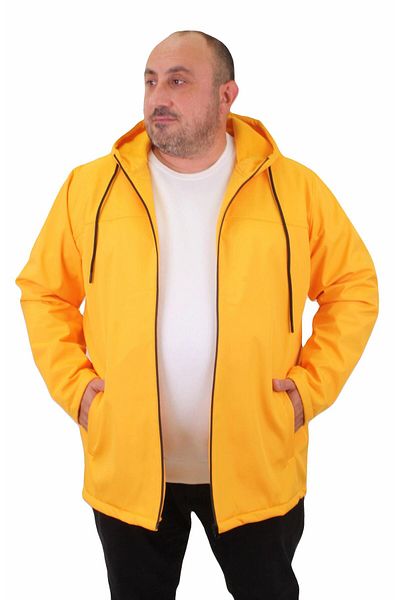 Mustard plus size coat online