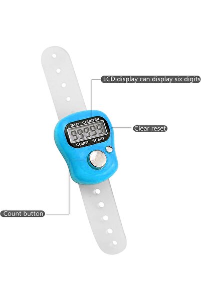 Boldy Zikirmatik Sportski Brojač Tasbih - Zikirmatik Prsten sa Elektronskim D...