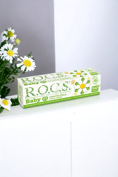 R.O.C.S. Rocs Baby 0-3 Years - Chamomile Extract Toothpaste 45g x 2 Pieces