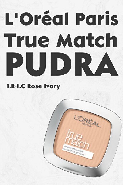 L'Oreal Paris True Match Pudra 1.r-1.c Rose Ivory