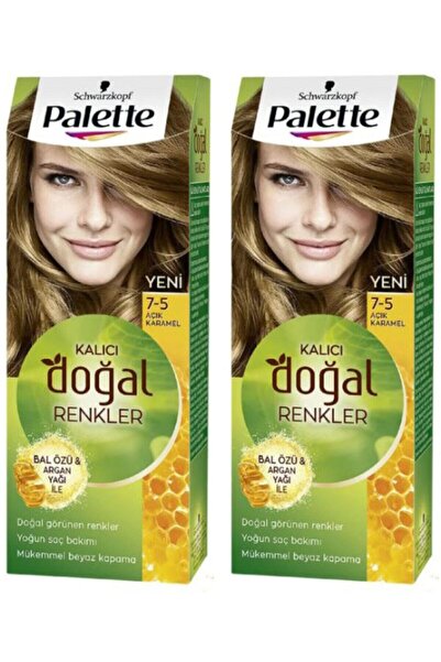 Palette Saç Boyası Natural 7-5 Açık Karamel X 2 Adet