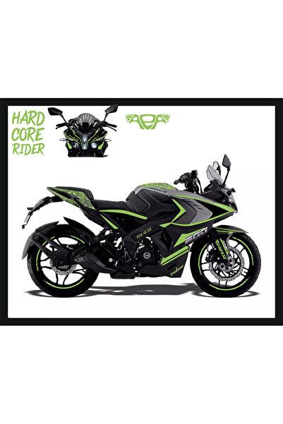 Bajaj Rs200 Sticker Seti full Set Sticker Fıstık Yeşili