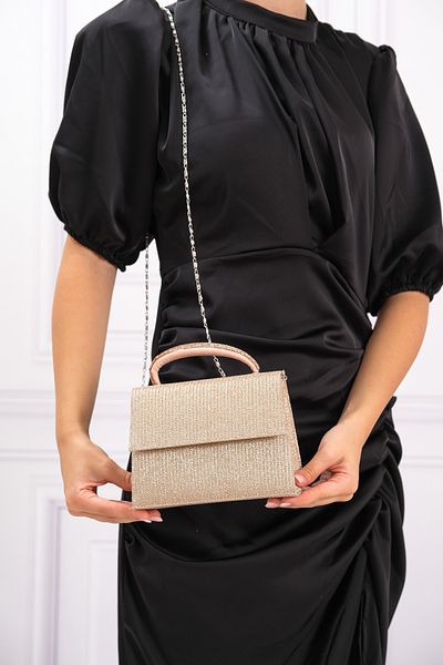 ROZA CANTA Women's Rose Chupra Stone Detailed Evening Dress Shoulder Bag