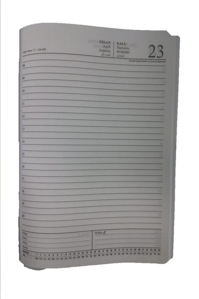 GENC DIJITAL BASKI 2024 Agenda Thermo Leather 14X20 World