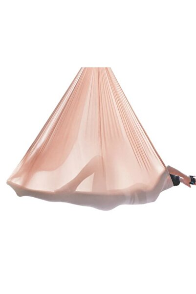 OmSiva مجموعة أرجوحة اليوغا الاحترافية باللون الشامبانيا لا تمتد إلى الرقبة و...