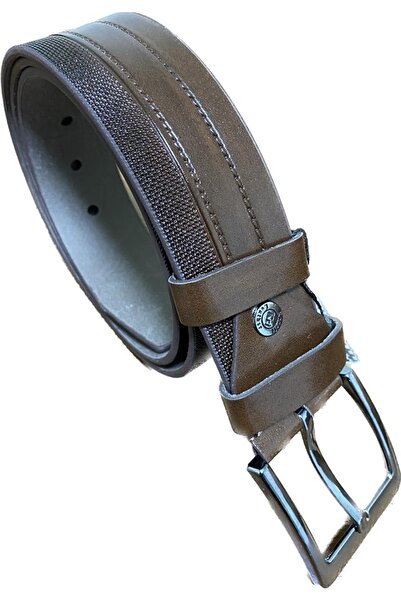 Karalı Deri KARALI Men's Belt Suitable for Jeans and Canvas Brown Color 4214-2-115 cm