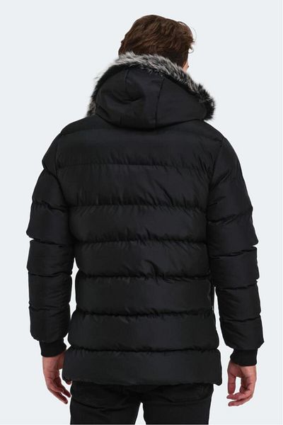 Slazenger Мъжко палто черно HECK Мъжко палто черно ST23JE027-500