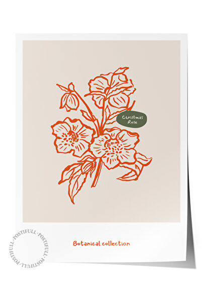 Postifull Αισθητική αφίσα τοίχου - Αφίσα χωρίς πλαίσιο με βοτανικό σχέδιο - Δ...