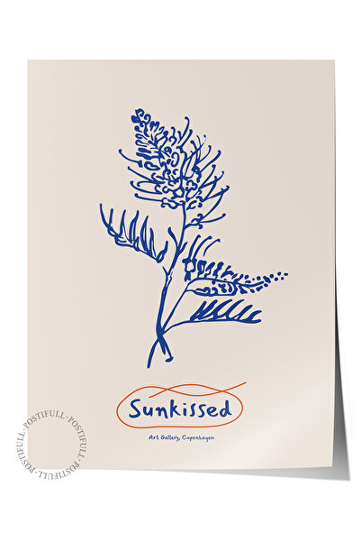 Postifull Αισθητική αφίσα Duar με βοτανικό σχέδιο - Διακόσμηση κρεβατοκάμαρας...