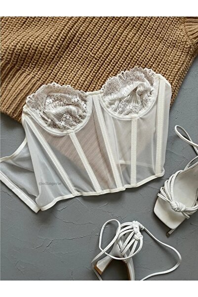 WİNTEX DANTELLİ BÜSTİYER KORSE