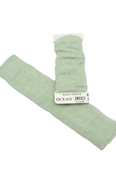 CLQTH جوارب طويلة من الصوف ذات تأثير حراري من الفراء الناعم