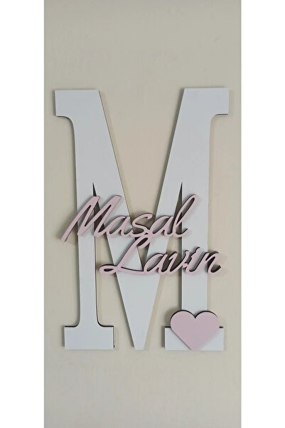 Genel Markalar İsme Özel Harf Ve İsimli Ahşap Bebek Ve Çocuk Oda Kapı Süsü