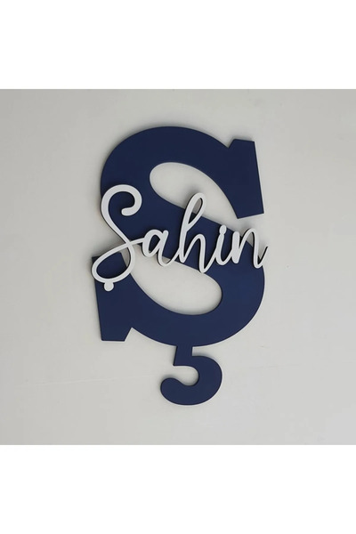 Genel Markalar İsme Özel Harf Ve İsimli Ahşap Bebek Ve Çocuk Oda Kapı Süsü