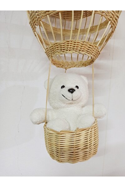 gudelidekor Hasır Bambu Rattan Balon Avize Çocuk Odası Avize