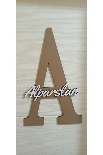 Genel Markalar Çocuk Ve Bebek Odası Harf Kapı Ve Duvar Süsü Pano Isimlik