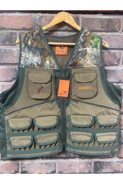 Dargo Meşe Nubuk Cordura Camel 3xl Beden Avcı Yeleği