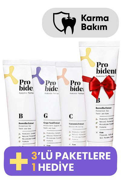 Probident 3+1 Introduction Package Active Probiotic Toothpaste
