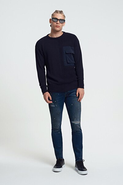 Loft Lf2033894-Fw Чоловічий кашеміровий светр