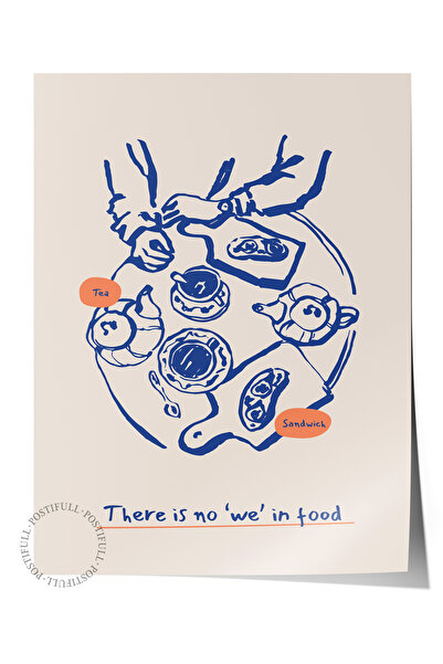 Postifull Mutfak ve Yemek Temalı Duvar Posteri, Estetik Çerçevesiz Poster - Y...