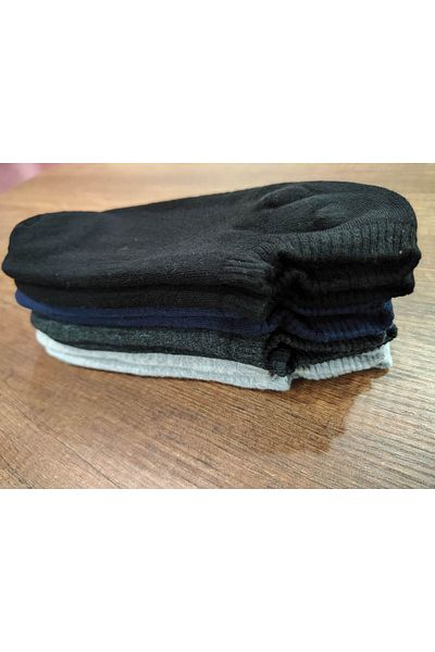 Leement socks Unisex 4 ζευγάρια χοντρές χειμερινές πετσέτες κοντές κάλτσες
