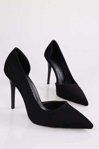Shoeberry Dámské semišové jehly Massy Black