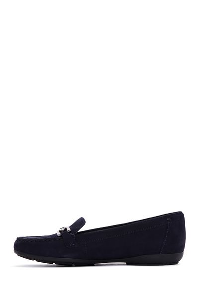 Geox Geox Blue Moccasins Womens Shoes