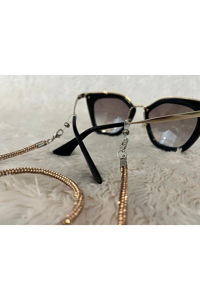 Beilys Crystal Stone Glasses Chain Glasses Rope