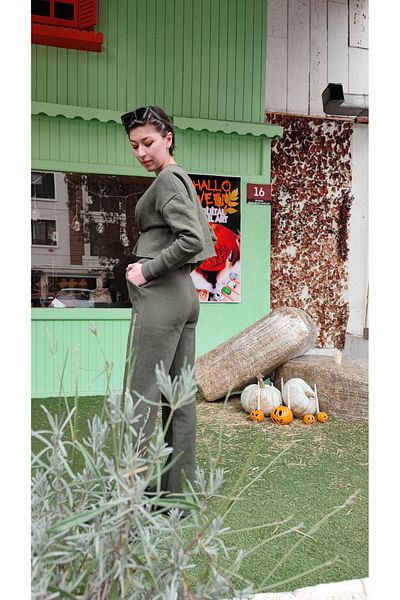 Lefon Khaki Tracksuit Set