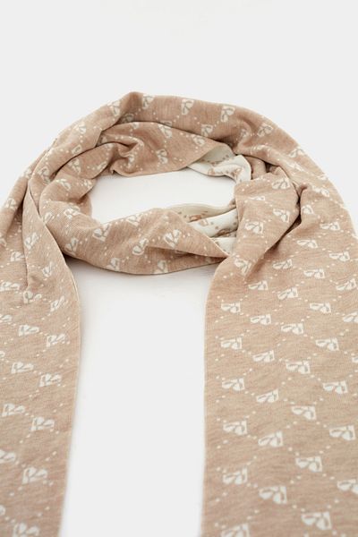 Perspective Women's Ecru Beige Color Scarf