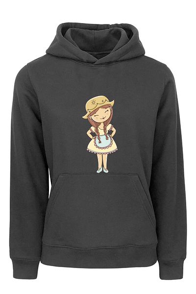 ADA BEBEK ÇOCUK Φούτερ Unisex Sindy Girl Hooded