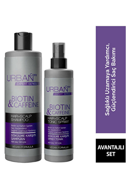 Urban Care Expert Biotin & Caffeine Saç Dökülmesine Karşı Şampuan 350 ml + To...