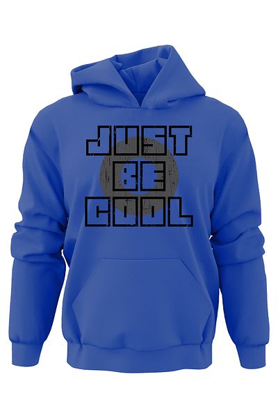 ADA BEBEK ÇOCUK Hanorac negru unisex Just Be Cool cu glugă