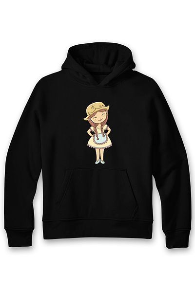 ADA BEBEK ÇOCUK Унисекс суичър с качулка Sindy Girl
